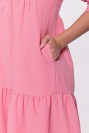Mali Dress 42" (Pink)