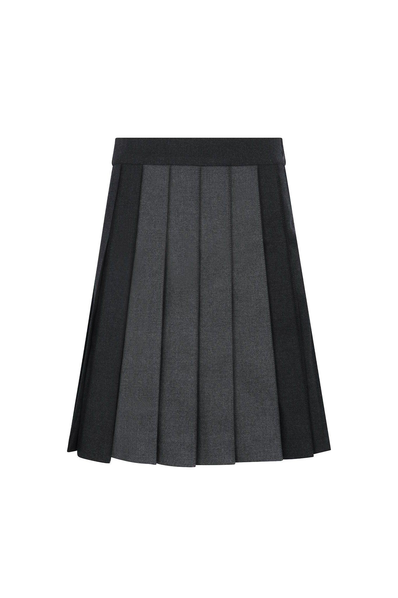 Two-tone Pleated Skirt