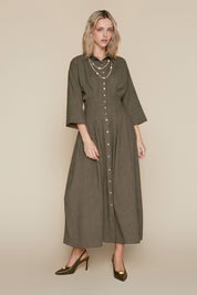 Pico Dress in Taupe