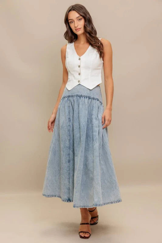 Clarissa Denim Skirt