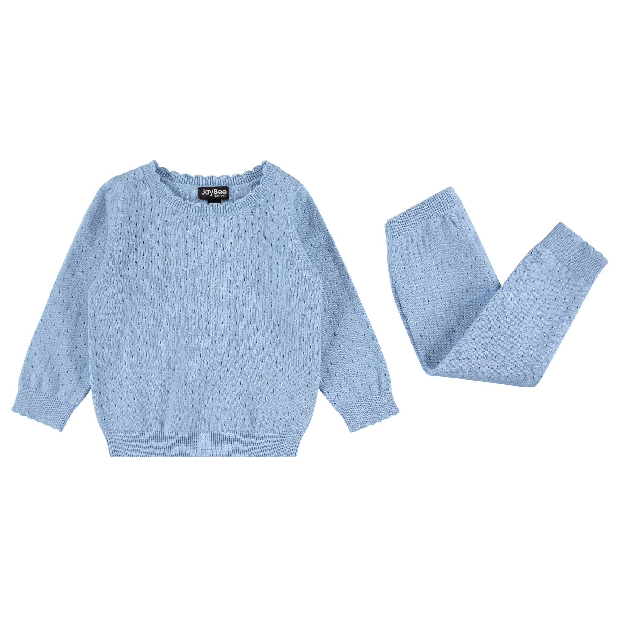 Pointelle Sweater Set