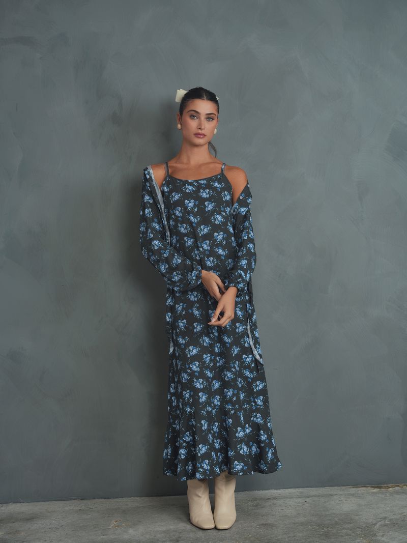 Ruffle Slip Dress