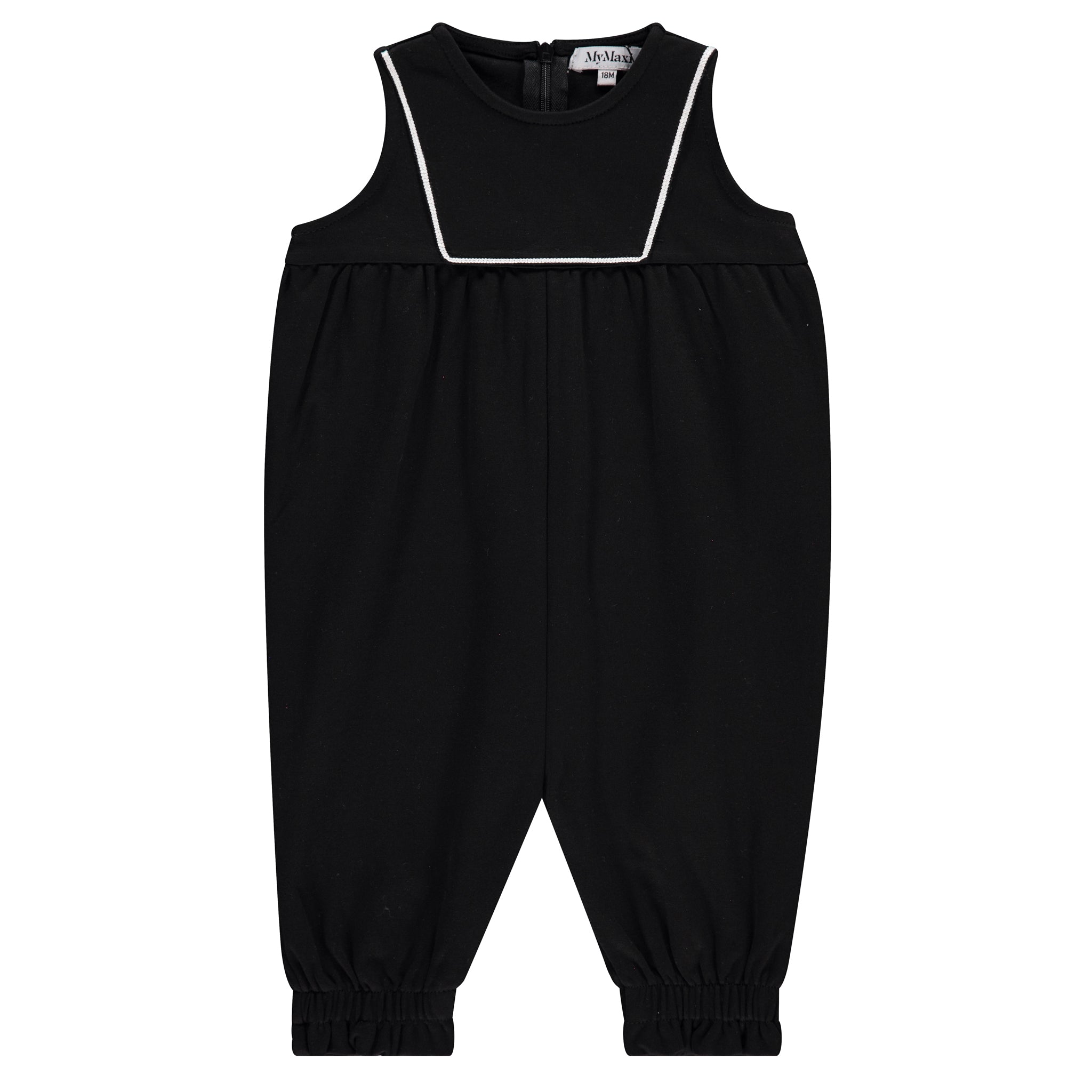 Ribbon Trim Romper