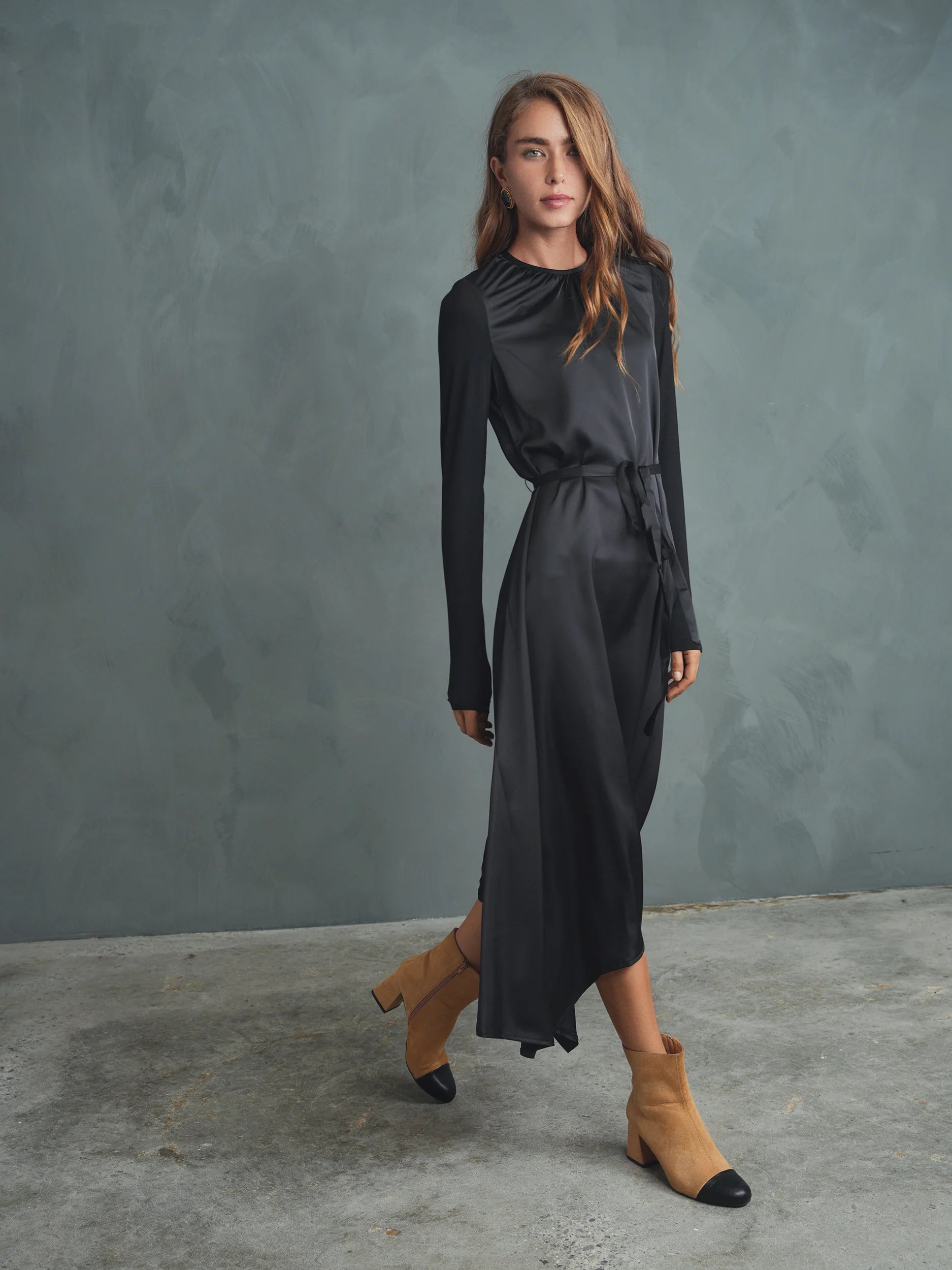 High-Low Combination Dress