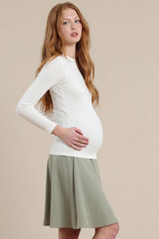 Hazel Maternity Tee in White