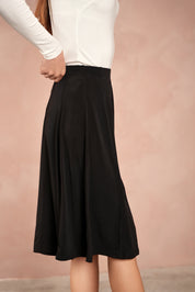 Slinky Panel Skirt - Knee Length