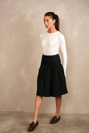 Box Pleated Skirt
