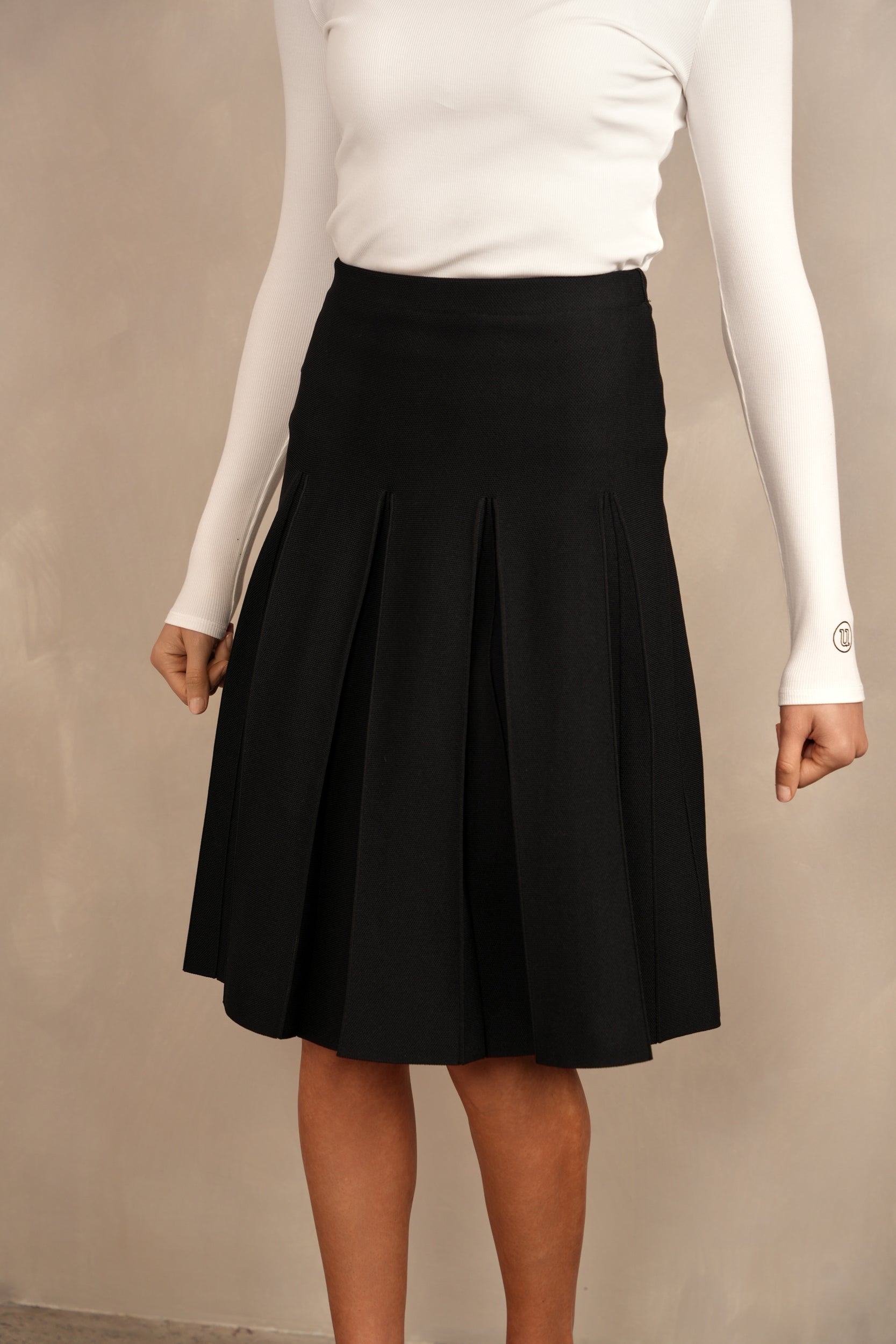 Box Pleated Skirt