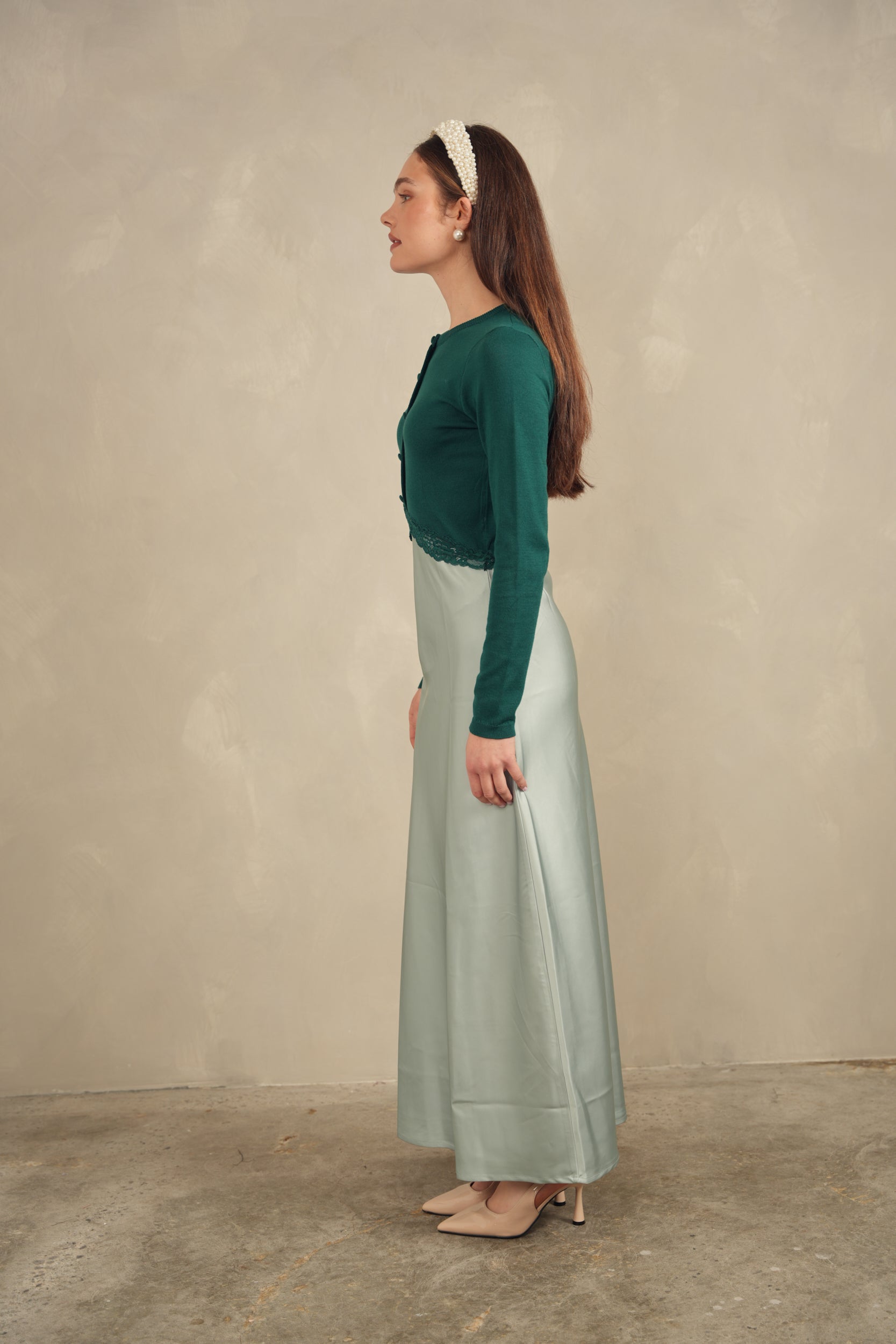 Combination Knit Dress