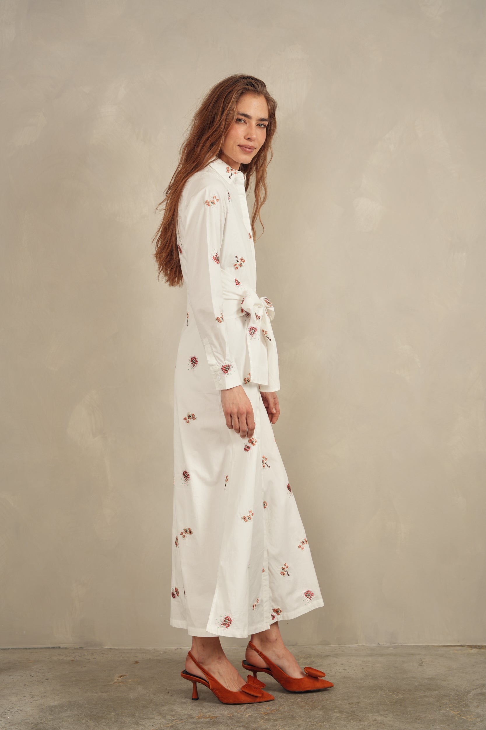 Tie Waist Maxi Dress