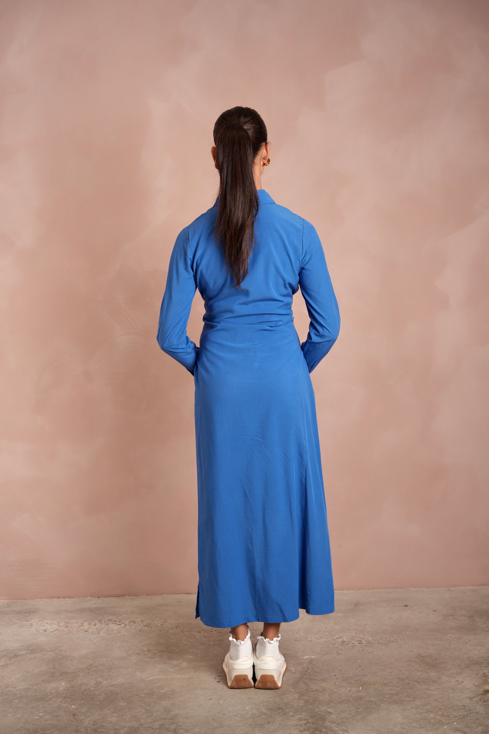 Tie-Front Shirt Dress