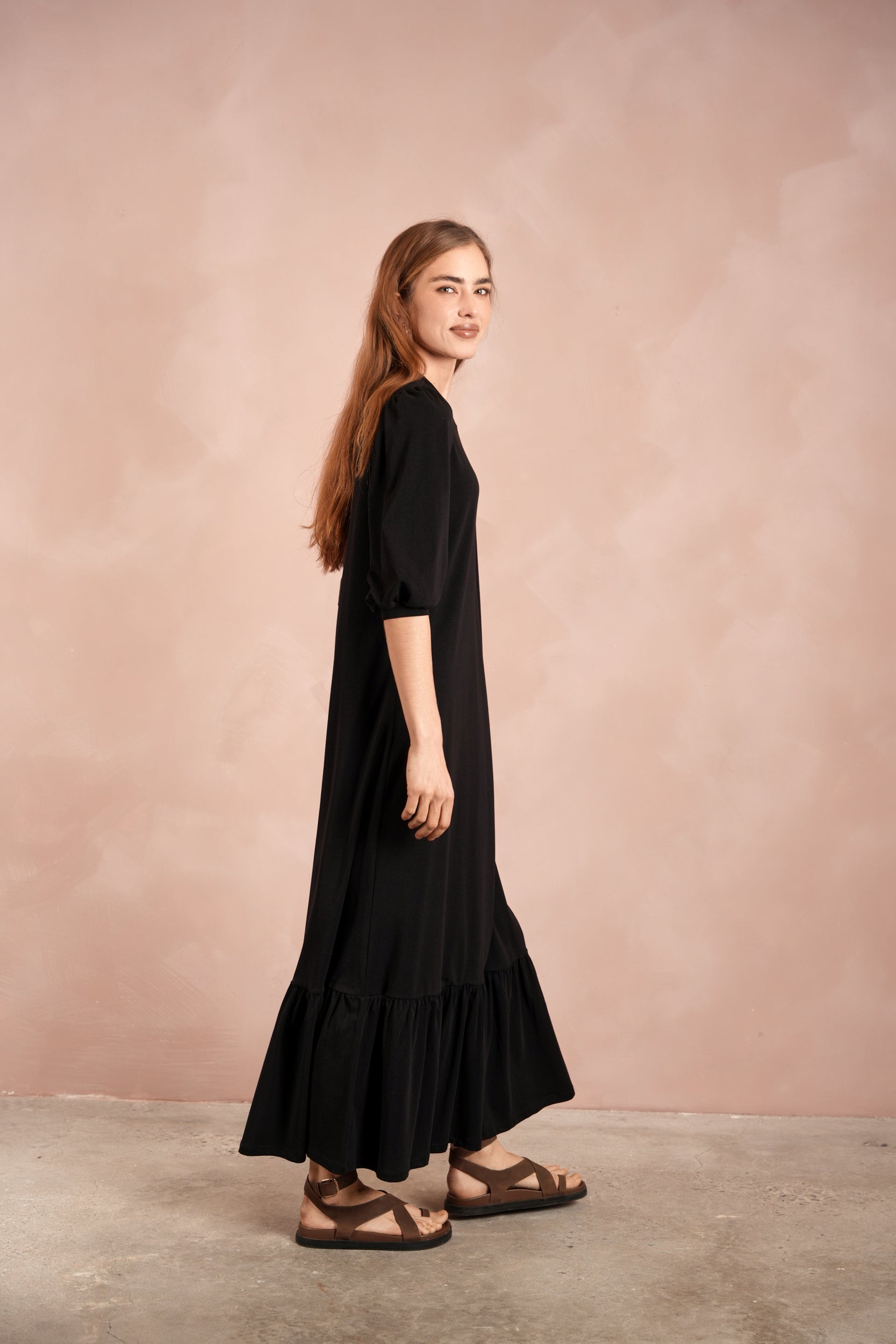 Ruffle T-Shirt Dress
