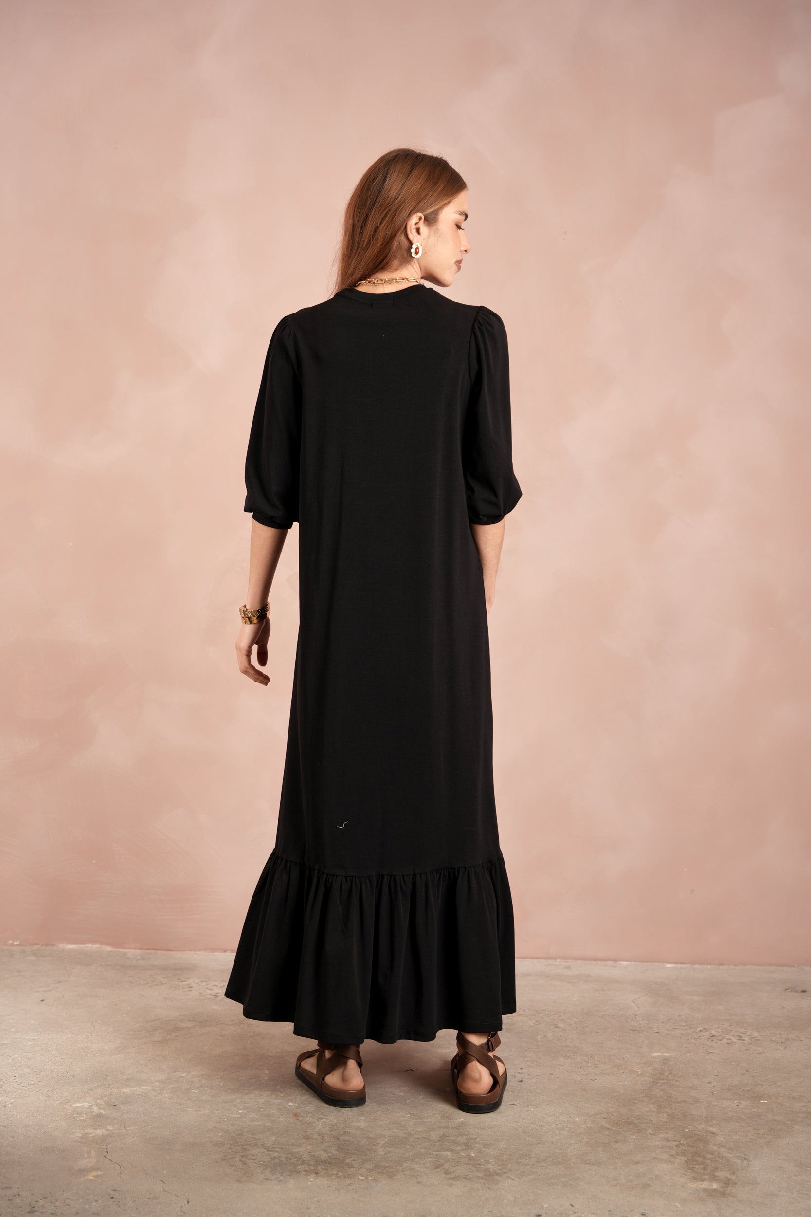 Ruffle T-Shirt Dress