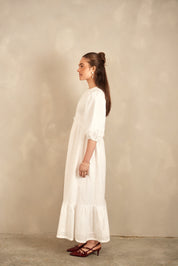 Eyelet Smock Dress