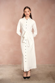 Belted Wrap Shirtdress
