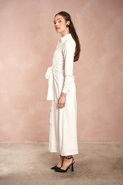 Belted Wrap Shirtdress