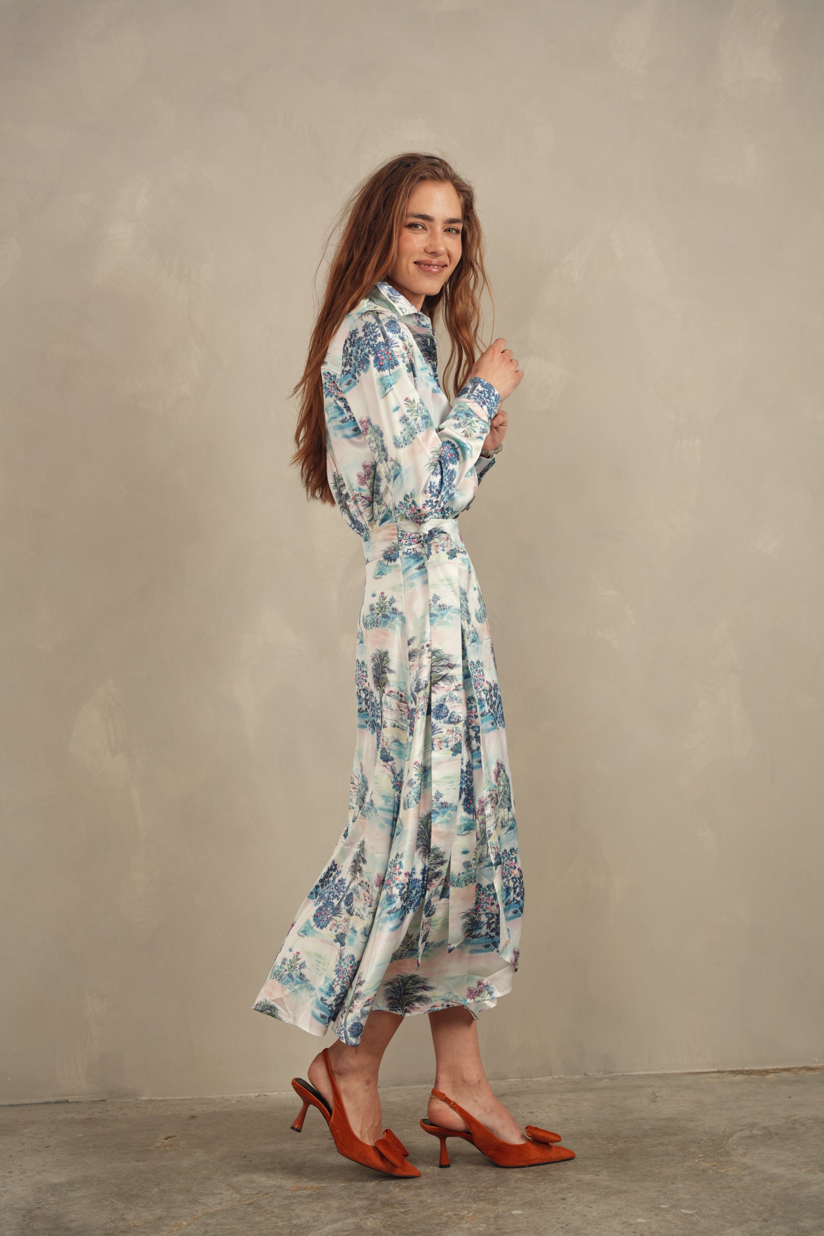 Mock Wrap Skirt