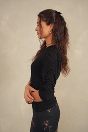 Ruched Sleeve Top