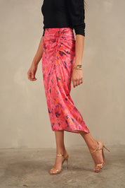 Side Ruched Skirt