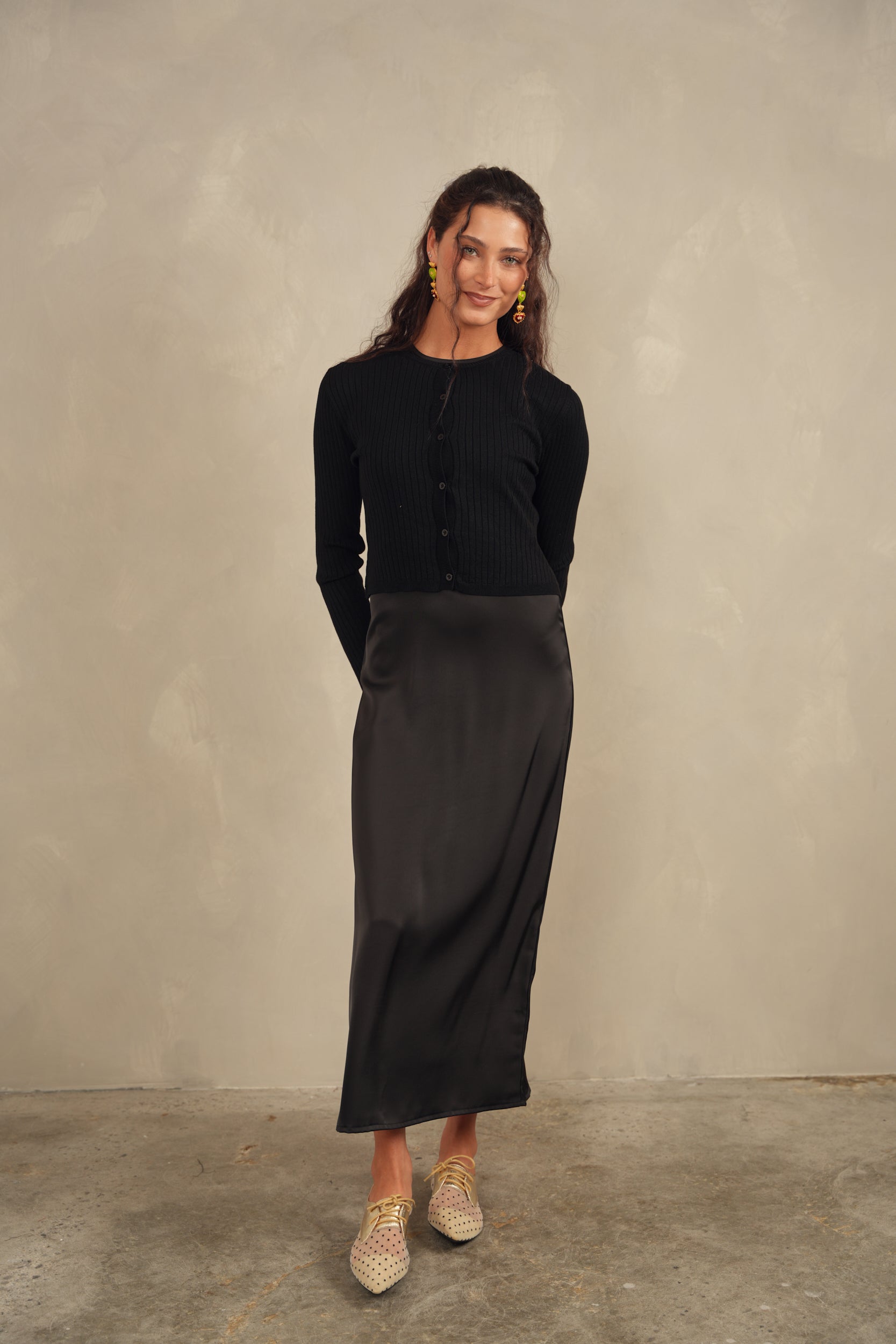 Round Neck Slip Dress