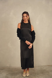 Round Neck Slip Dress