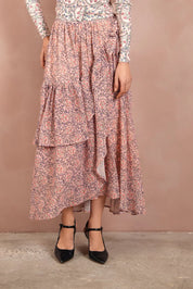 Tie Layered Skirt