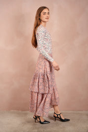Tie Layered Skirt