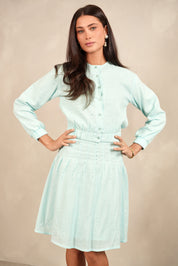 Eyelet Bomber Jacket