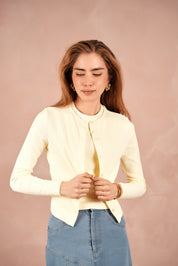 Pointelle Cardigan and Tank