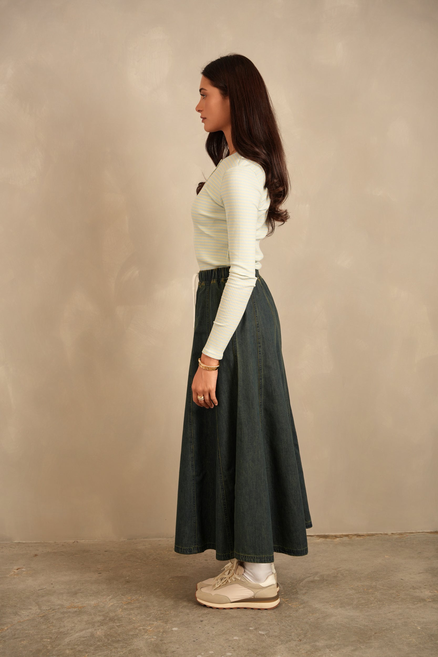 Tencel Panel Skirt