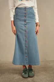 Denim Pocket Skirt