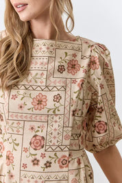 Meadow Bloom Midi Dress