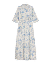 Bliss Linen Shirt Dress Toile Print