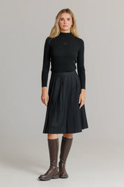 Pleated Skirt Black
