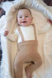 Camel Checker Romper