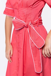 Logan Dress (Coral Pink)