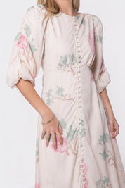 Patricia Dress (Green Pink)