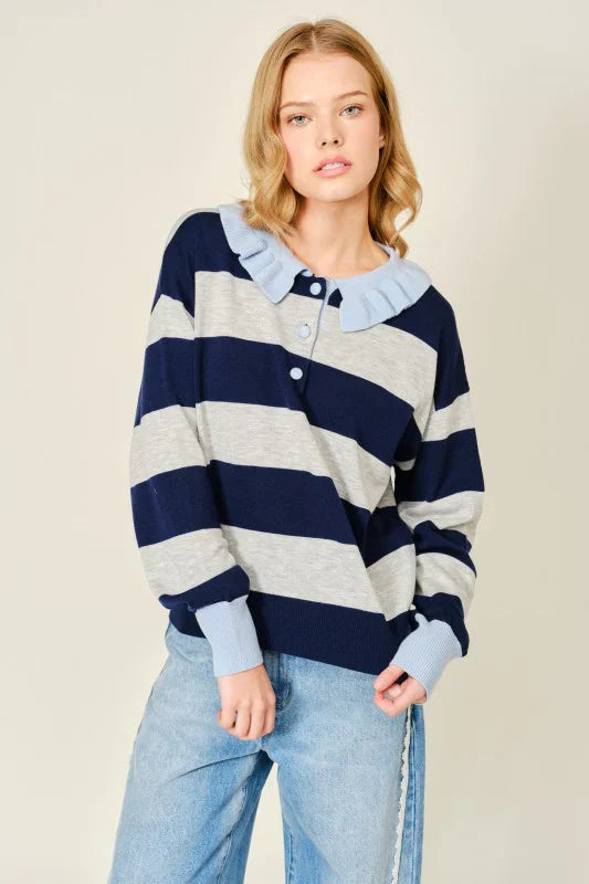 Brielle Polo Sweater