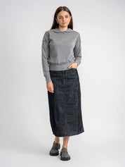 Teen Corduroy Midi Length Skirt