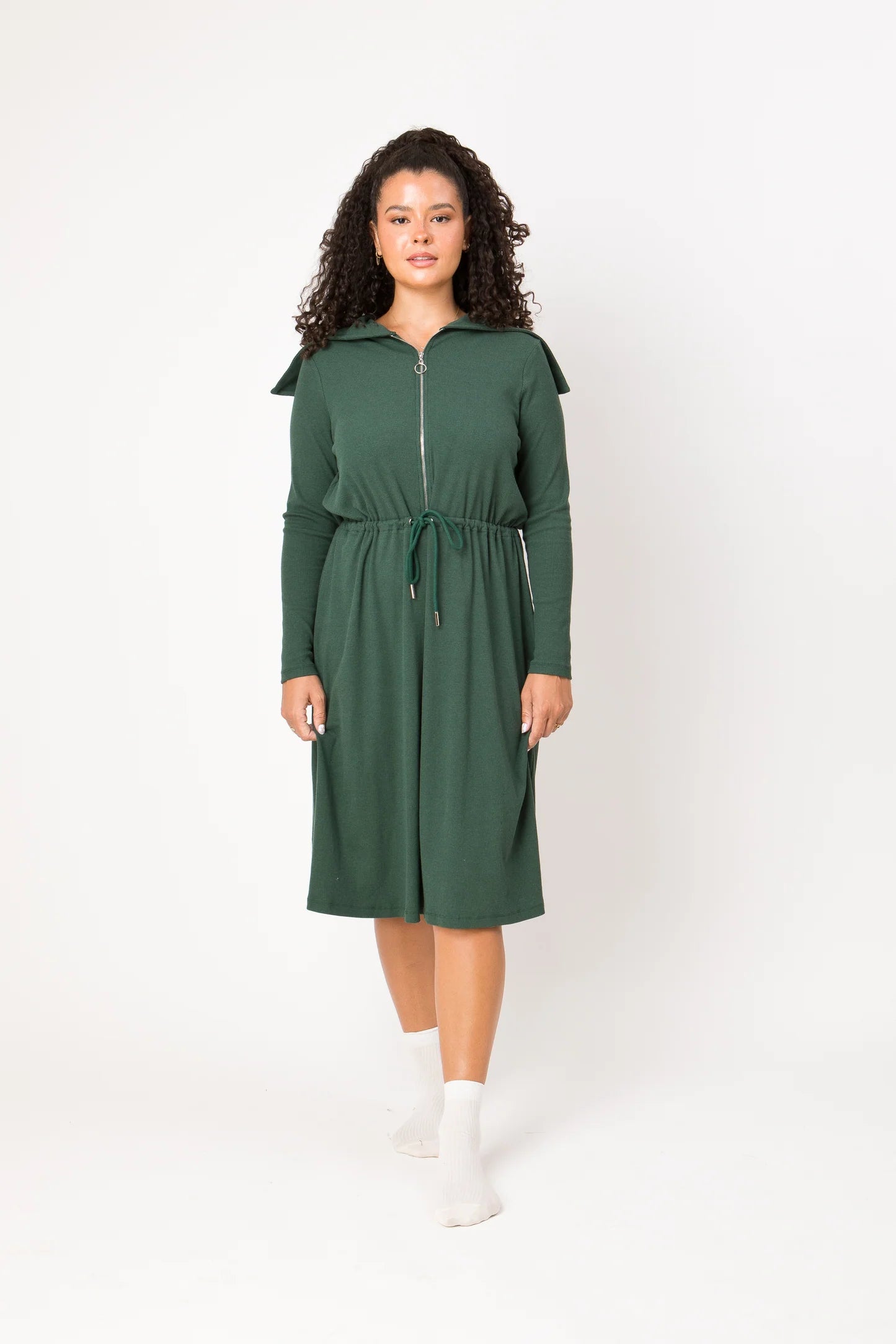 Biwa Dress Green