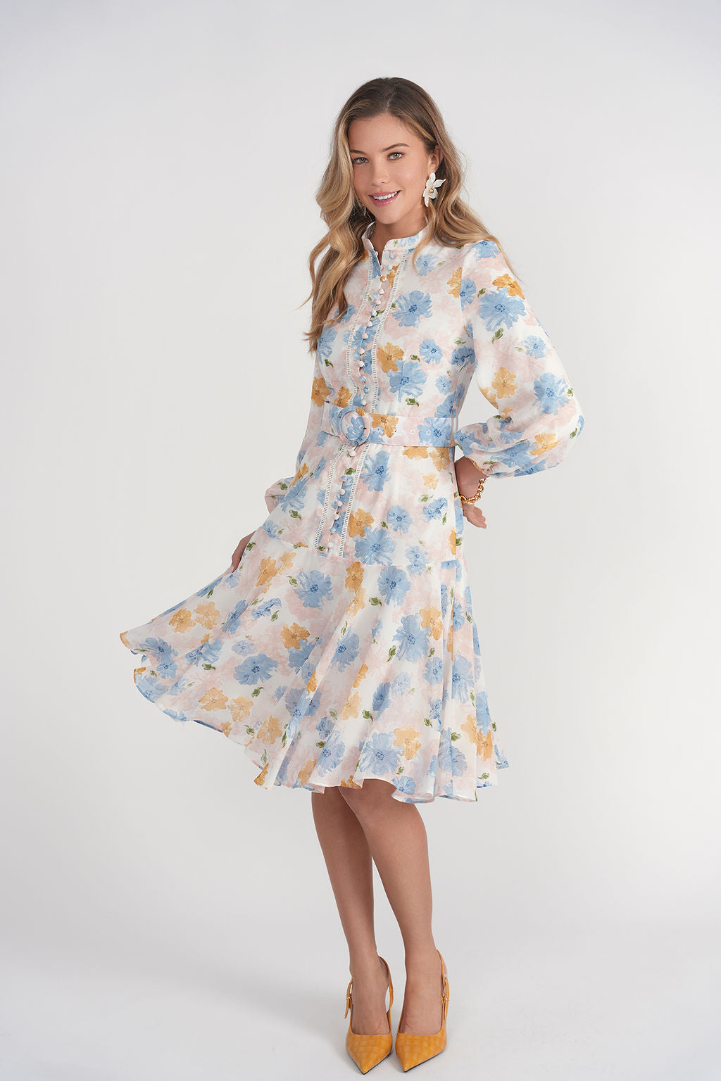Sophie Dress- Pastel Flowers