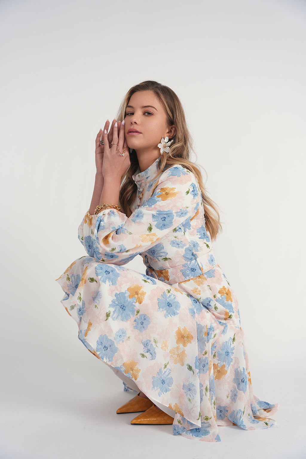 Sophie Dress- Pastel Flowers