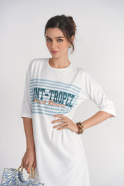 T-shirt Midi Dress- St Tropez
