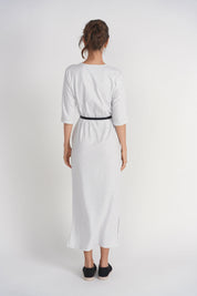 T-shirt Midi Dress- Papaya