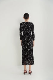 Mesh Ruching Dress