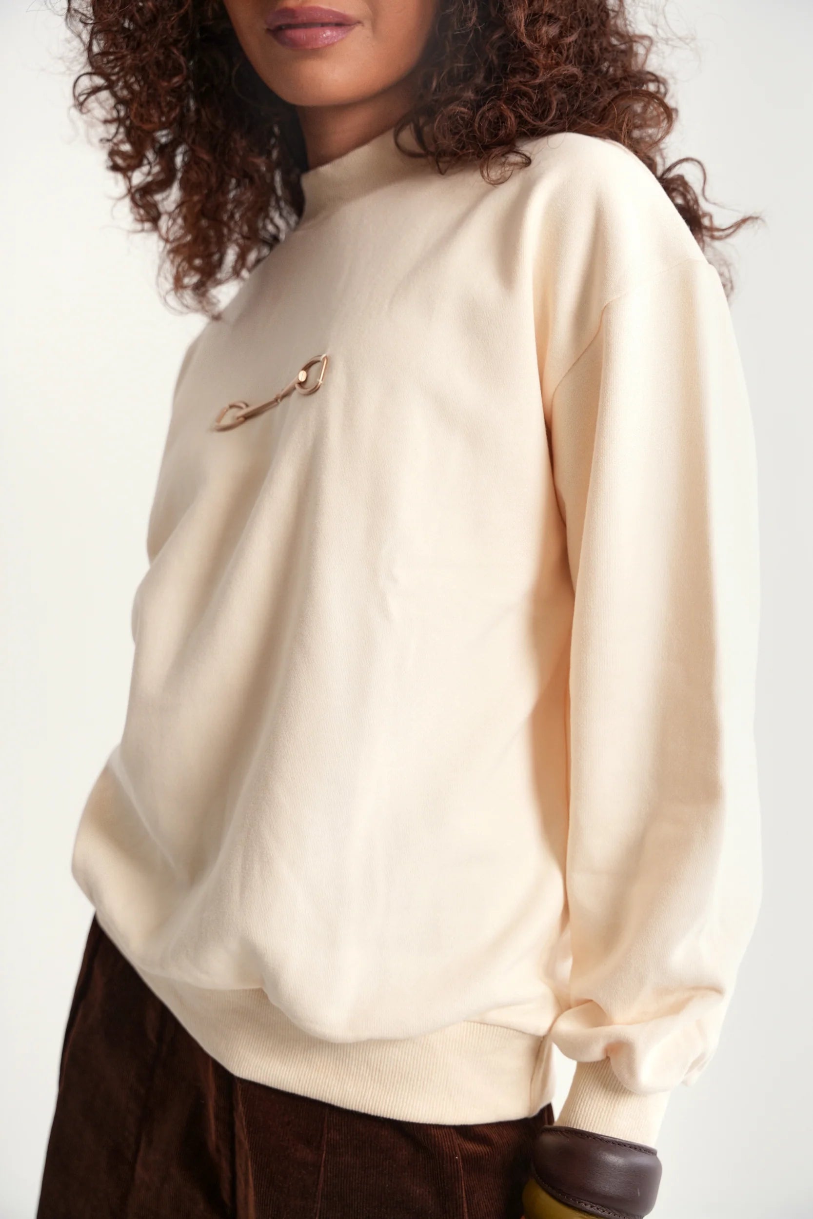 Mock Neck Sweatshirt