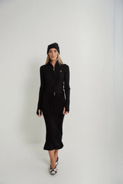 Two way zipper sweater