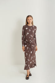 Print Knot Skirt