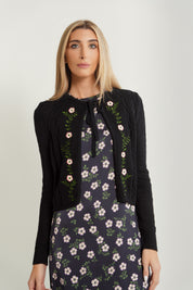 Printed Round Neck Slip Dress