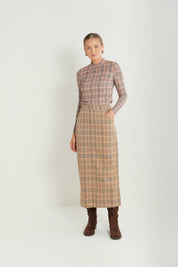 Front Slit Skirt